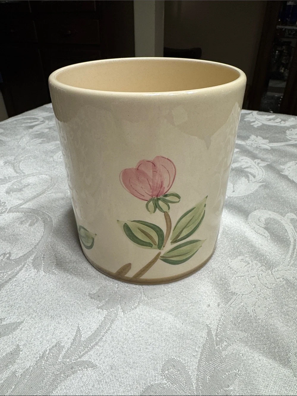 Franciscan Desert Rose ceramic vase.